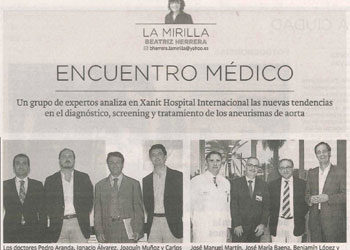 noticia sur 2012 Encuentro Médico, entrevista al Dr Pedro J. Aranda
